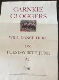 The Crankie Dancers are coming to Inn on Tuesday evening to provide some traditional dancing outside . The weather is going to be wonderful so why not come along and enjoy a beer (or two) outside and watch the dancers whilst enjoying the sunshine 